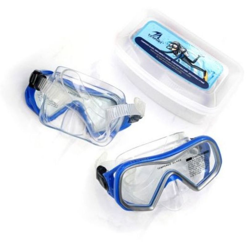 ta sport junior diving mask 23c3281- jp m. blue/silver 